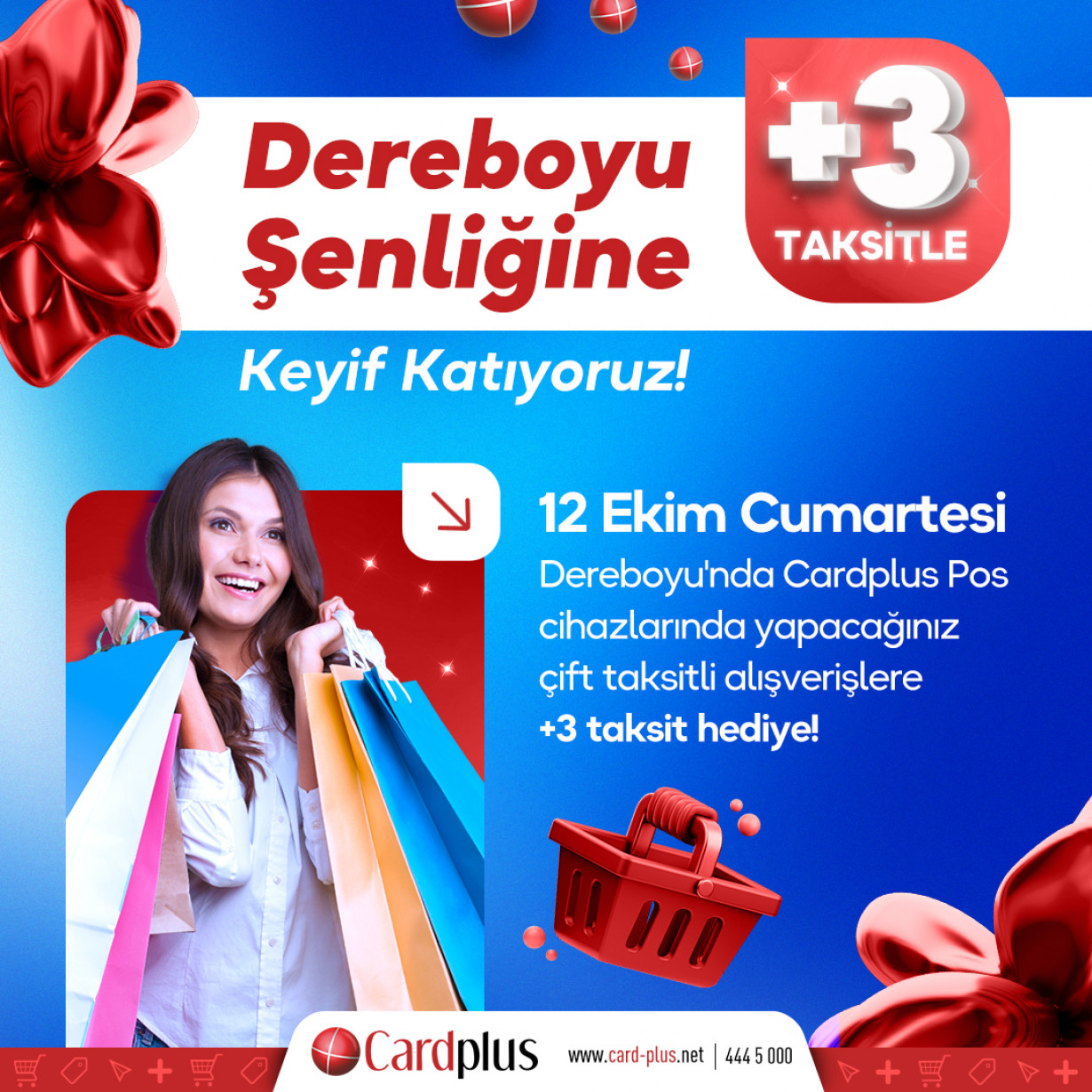 Dereboyu Şenliği&#039;ne +3 taksitle keyif katıyoruz!